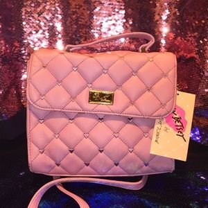 Betsy Johnson Mauve Crossbody